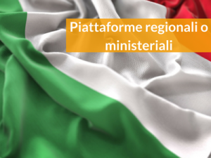 iscrizione piattaforme regionali ministeriali