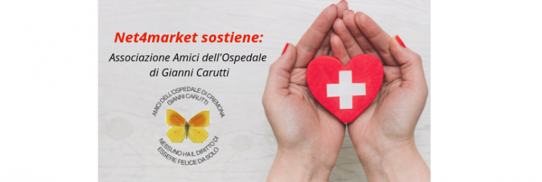 Net4market sostiene l’Associazione Amici dell’Ospedale di Gianni Carutti
